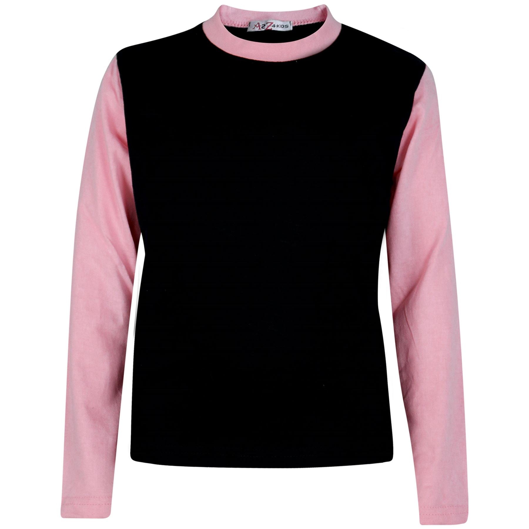 A2Z 4 Kids Girls Boys Plain Stylish Contrast Color Pyjamas Set Age 2-13 Years