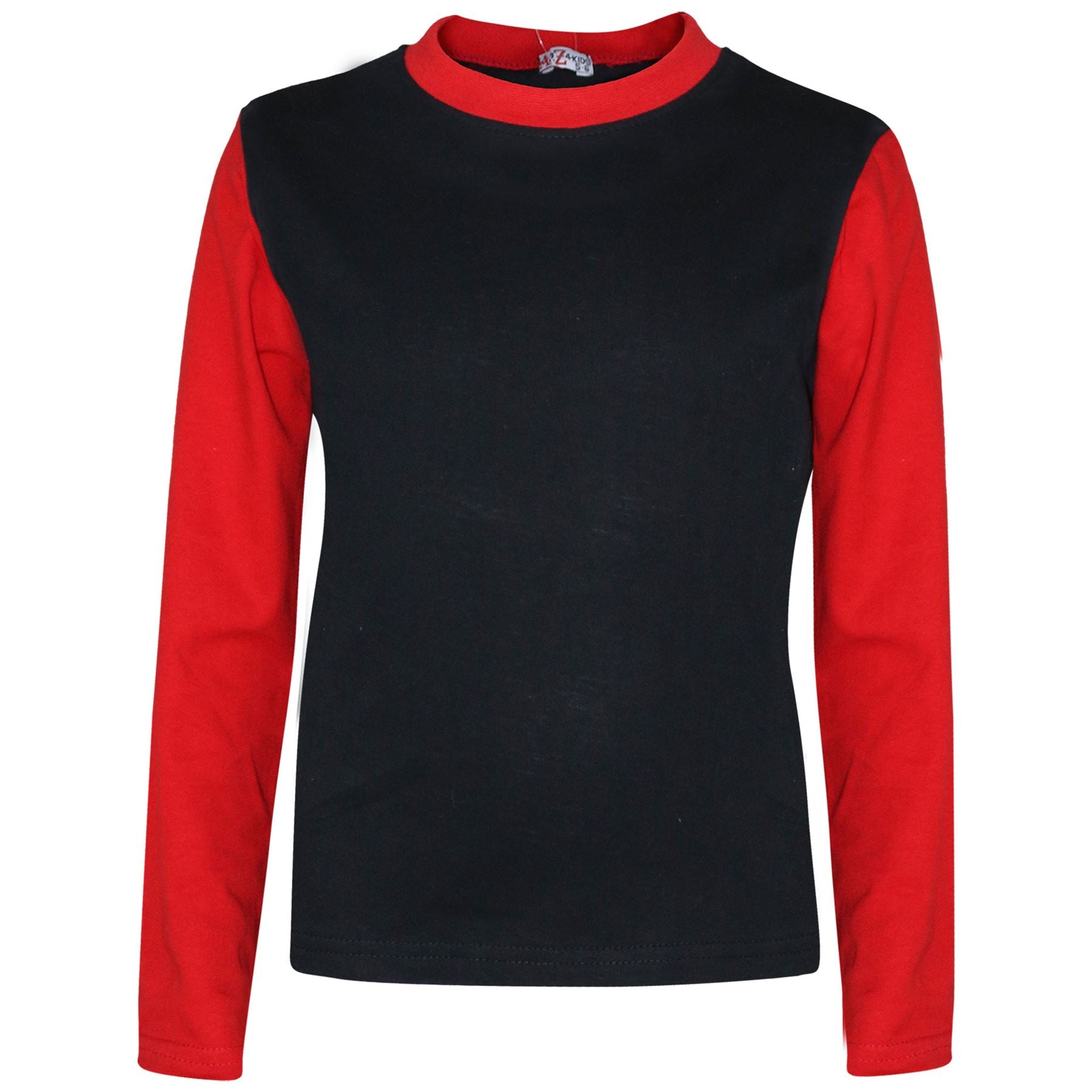 A2Z 4 Kids Girls Boys Plain Stylish Contrast Color Pyjamas Set Age 2-13 Years