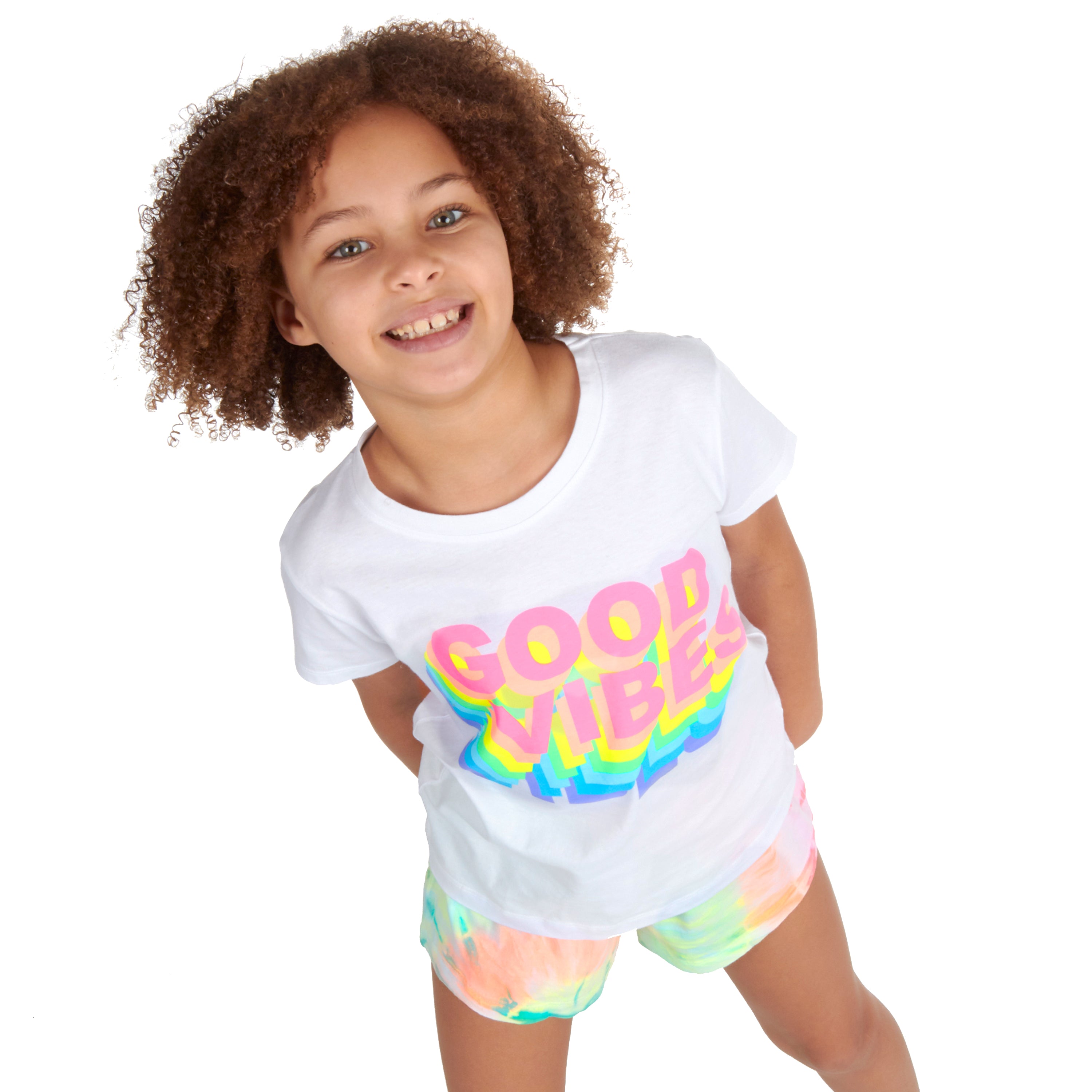 Girls Short Pyjamas Kids Jersey Summer Short Sleeved Pyjama Set Nightwear PJs UK