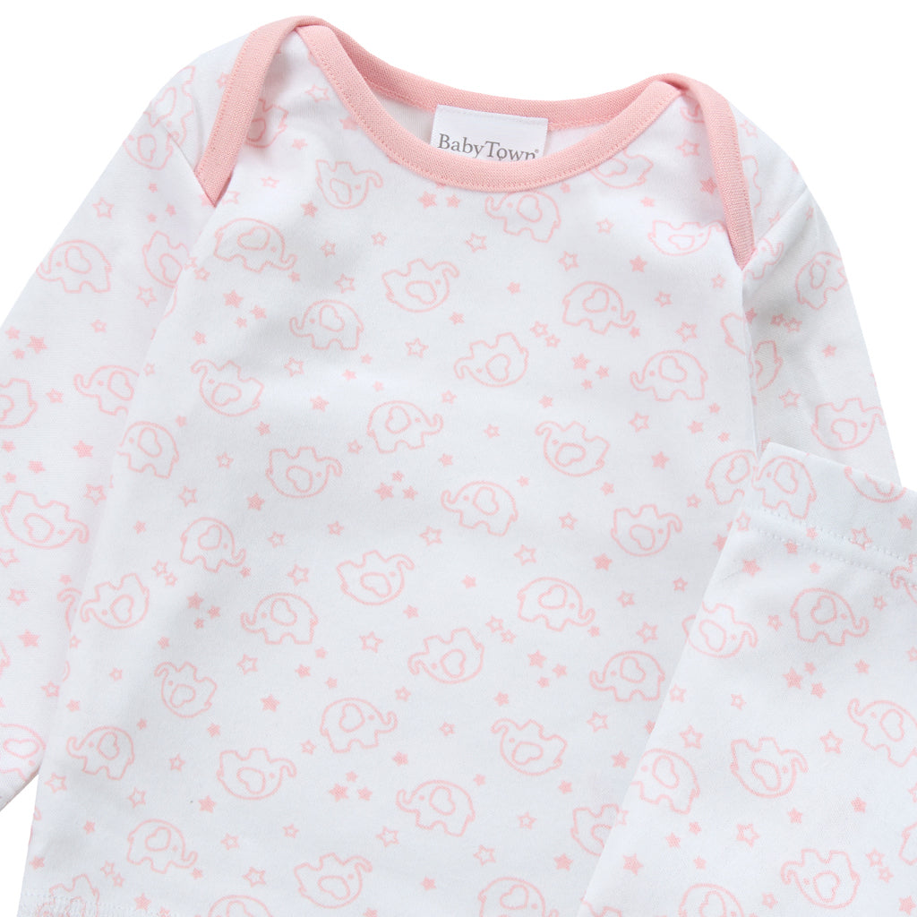 Baby Pyjamas 0-6 6-12 12-18 18-24 Months 2 Piece Pyjama Set 100% Cotton Long UK