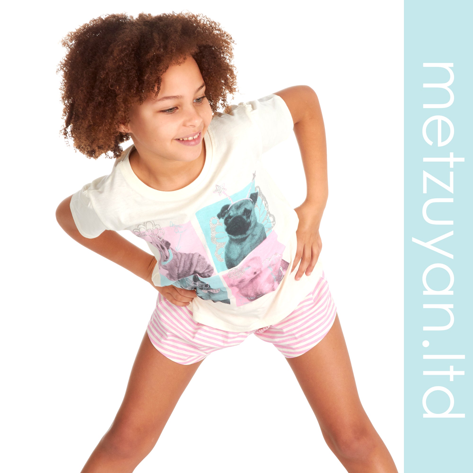 Kids Girls Pyjamas Short 100% Cotton 2-3 3-4 4-5 5-6 7-8 9-10 11-12 13 Years UK