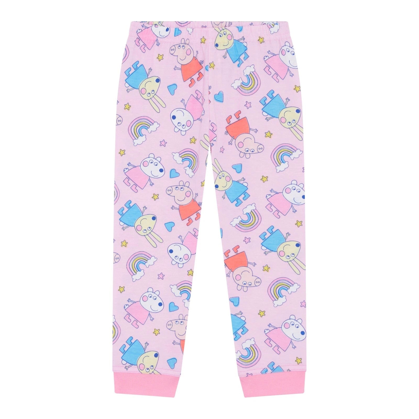 Girls Peppa Pig Toddler / Younger Pyjama Set Pink Size 18m- 5 Years Long Sleeved