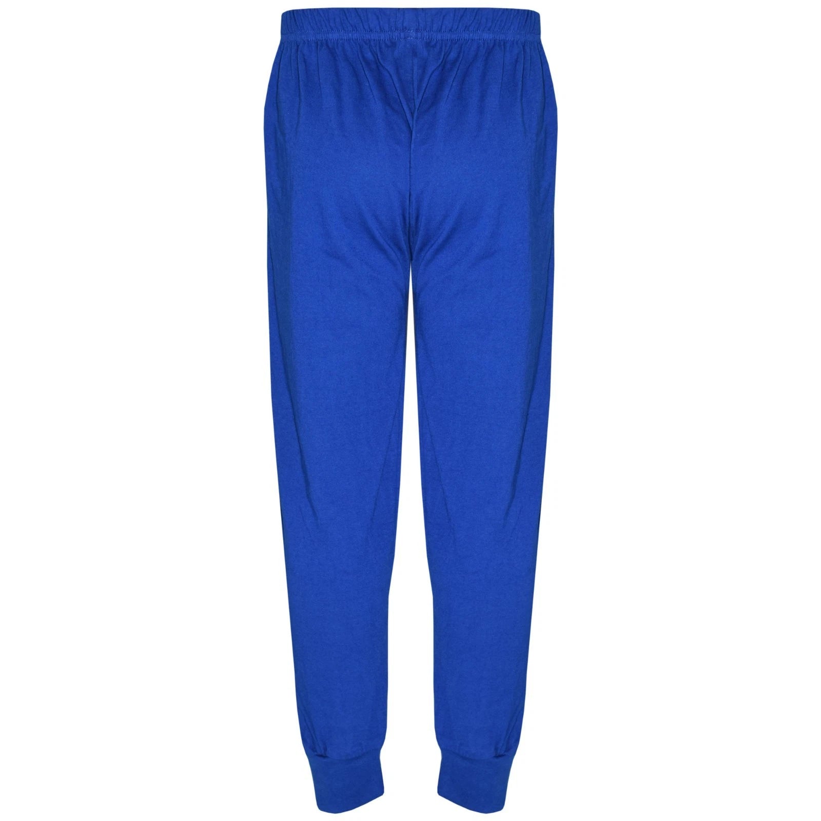 Kids Boys Girls Contrast Color Pjs Plain Stylish Pyjamas Set New Age 2-13 Years