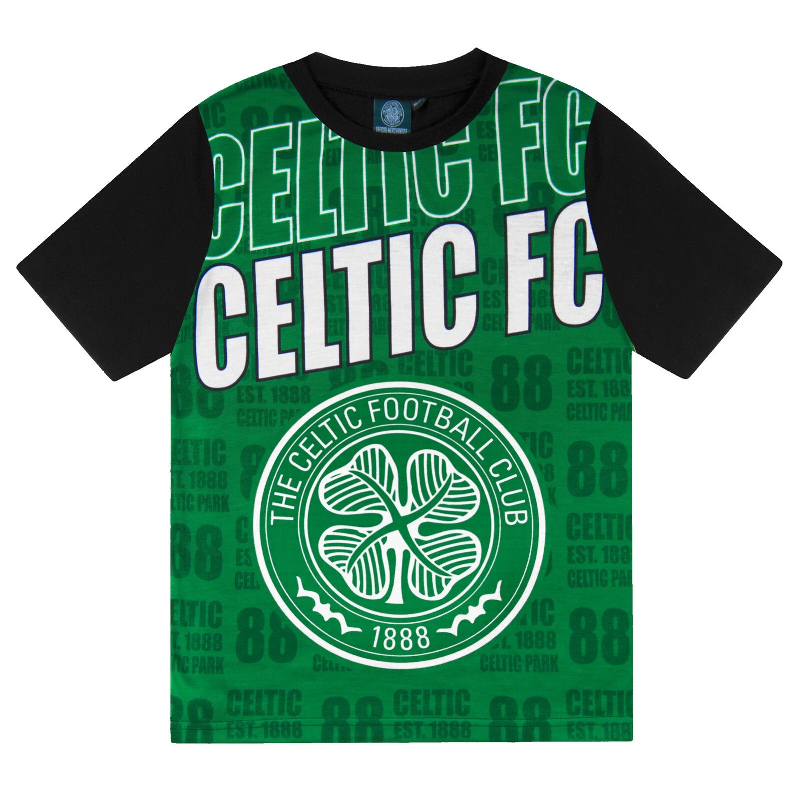Celtic FC Boys Pyjamas Short Kids Sleepwear OFFICIAL Football Gift