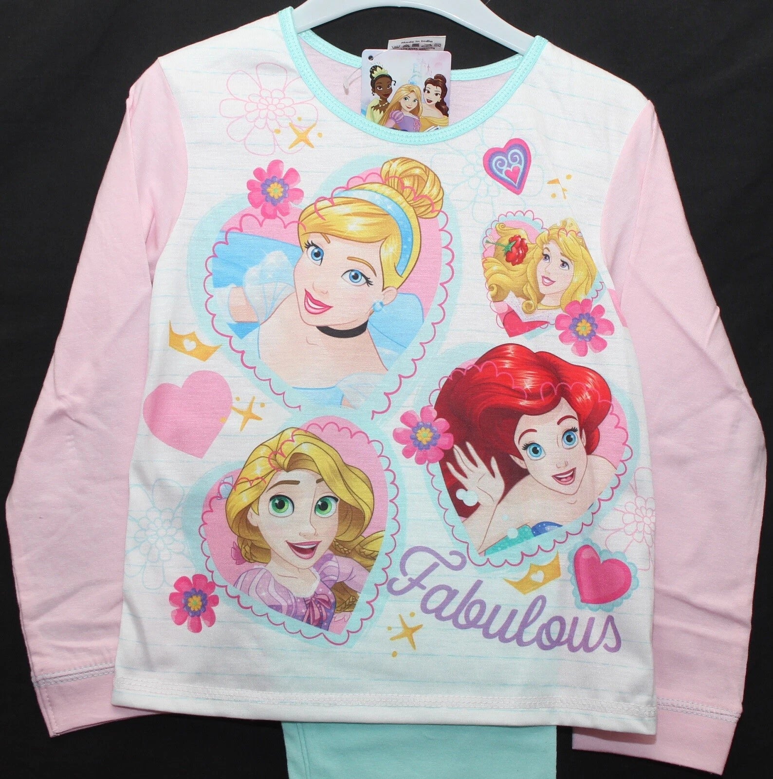 Girl's DISNEY PRINCESS Pyjamas / PJs in a Choice of 3 Styles - 18 months-5 years