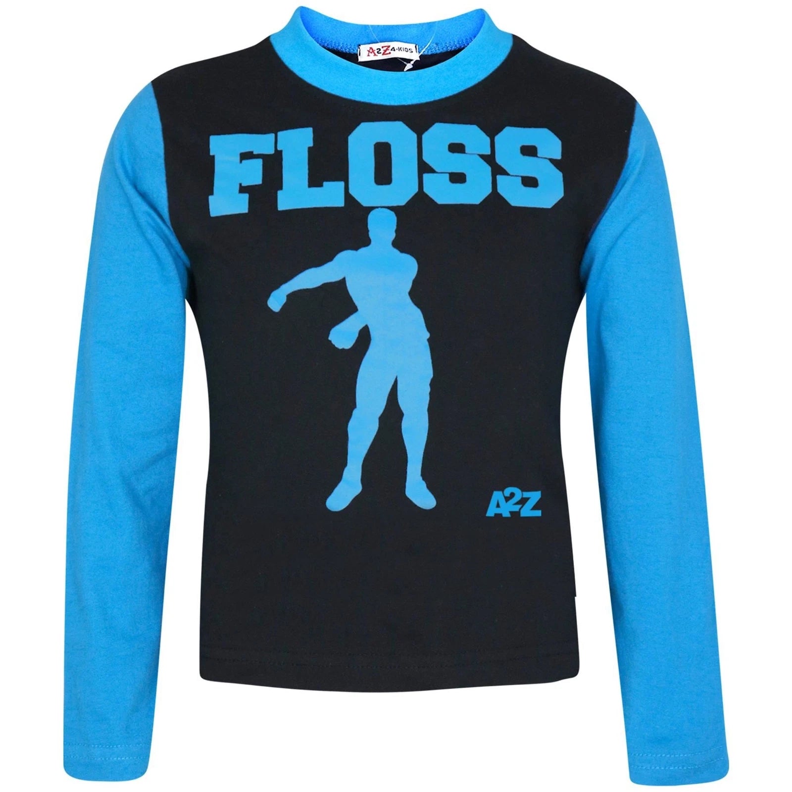 Boys Girls Pyjamas Blue Trendy Floss A2Z Print Christmas Loungewear Outfits