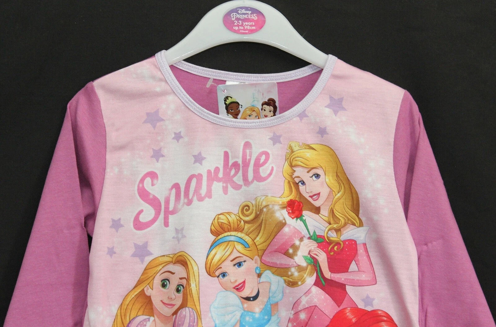 Girl's DISNEY PRINCESS Pyjamas / PJs in a Choice of 3 Styles - 18 months-5 years