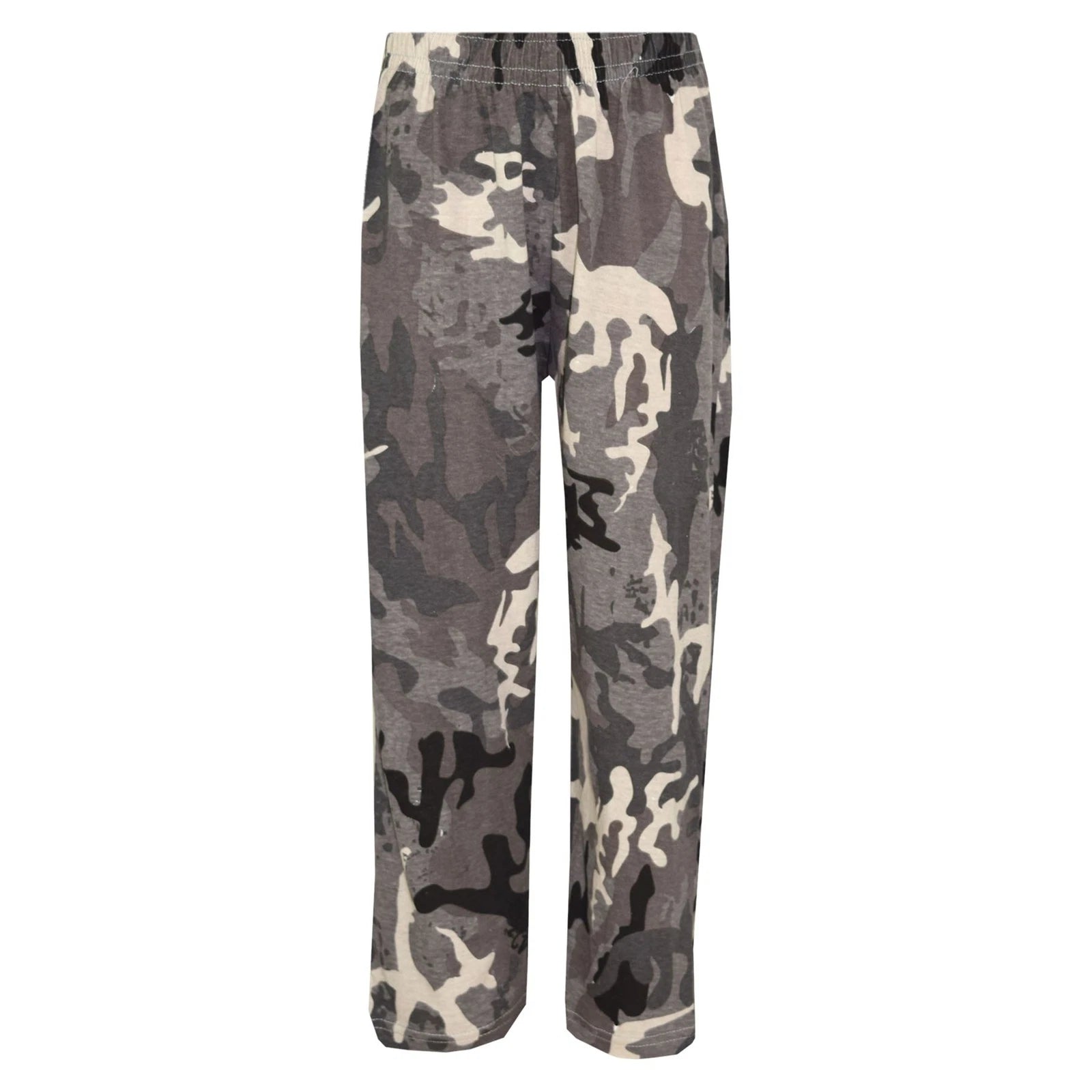 Kids Girls Boys Camo Charcoal Print PJ S YA FILTHY Christmas Pyjamas Sets