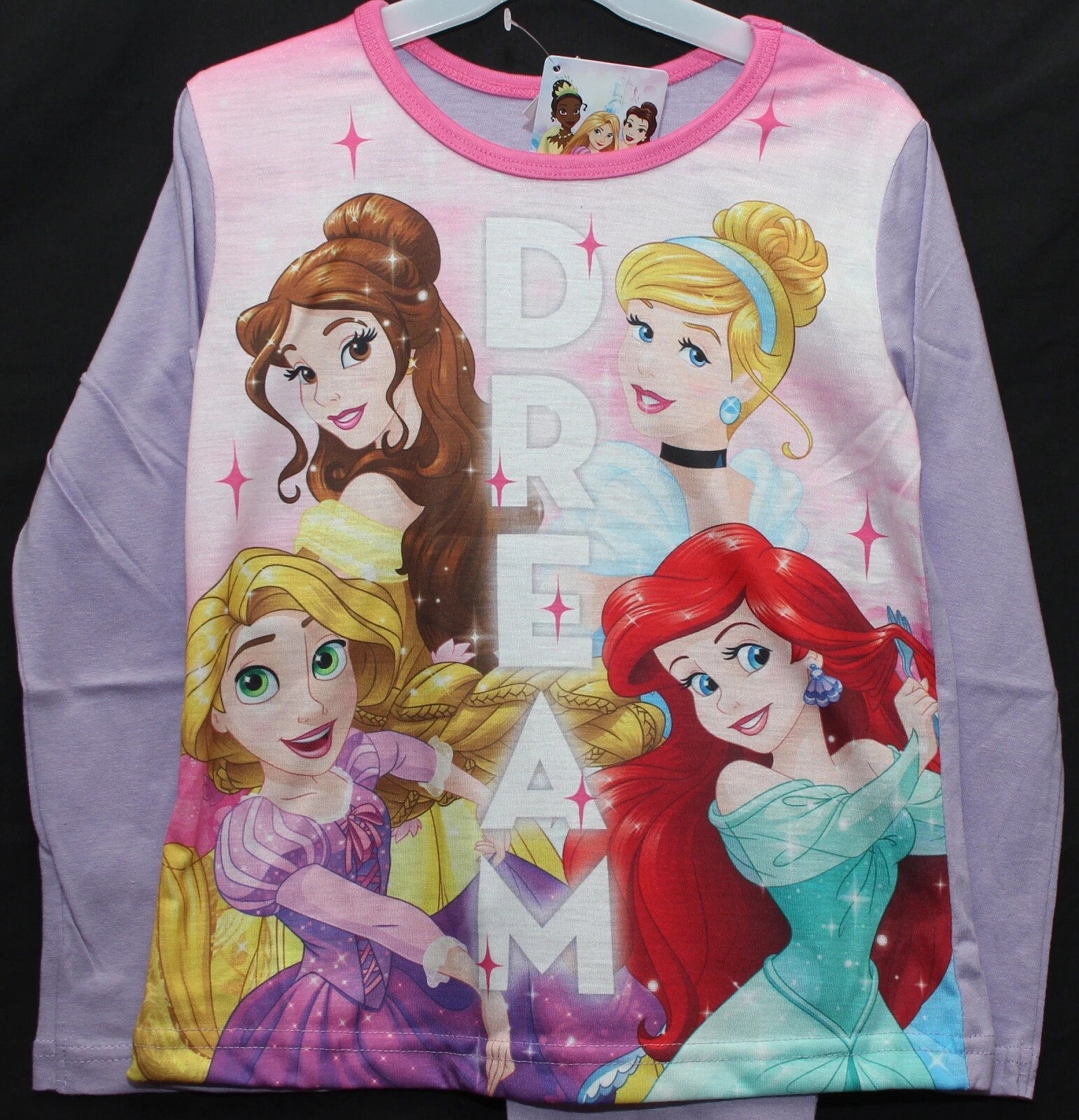 DISNEY PRINCESS Girls Pyjamas /Princess PJs in a Choice of 3 Styles 4-10 years