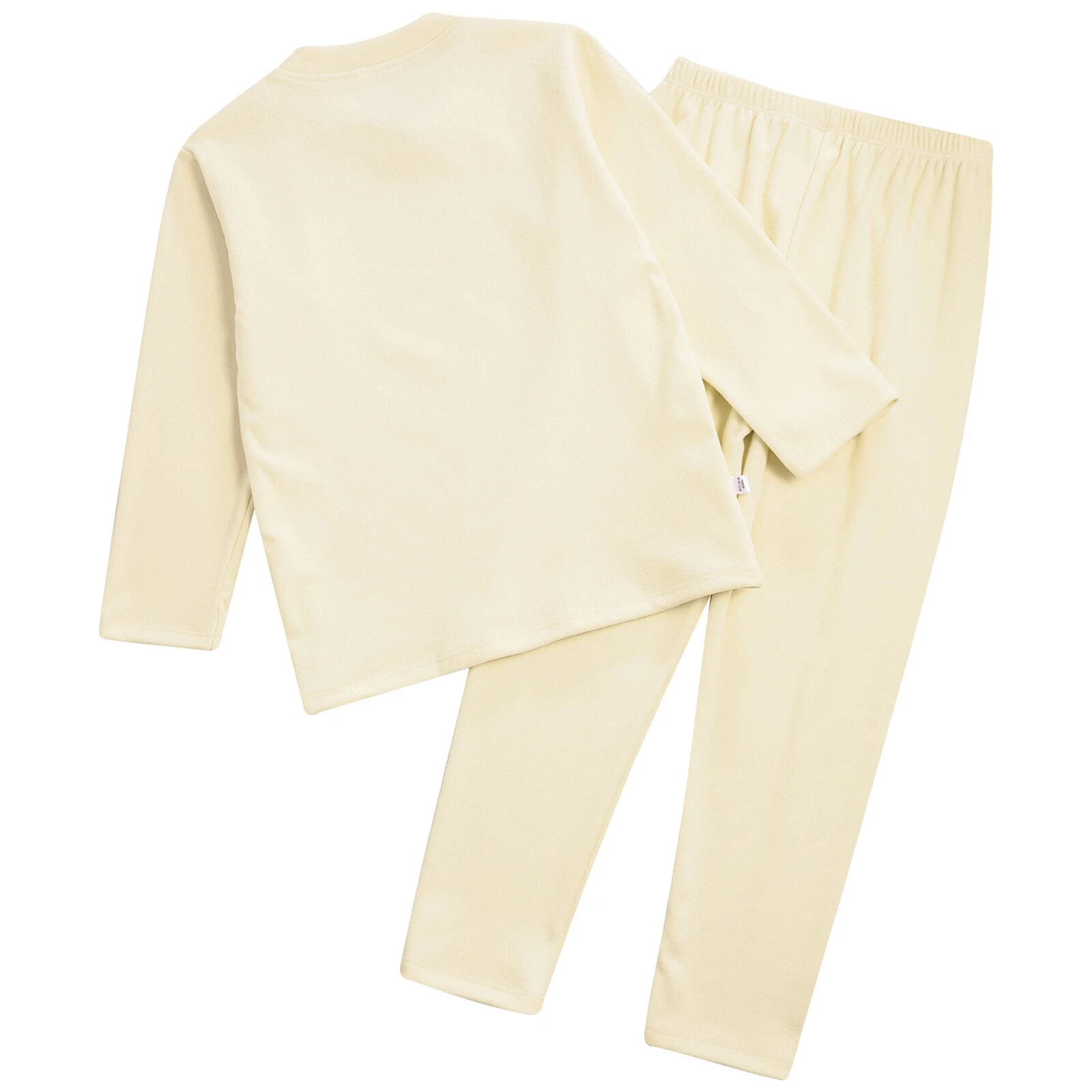 Kids Boys Girls Tees Elastic Top Pajamas Sleepwear Letter Print Set Thermal