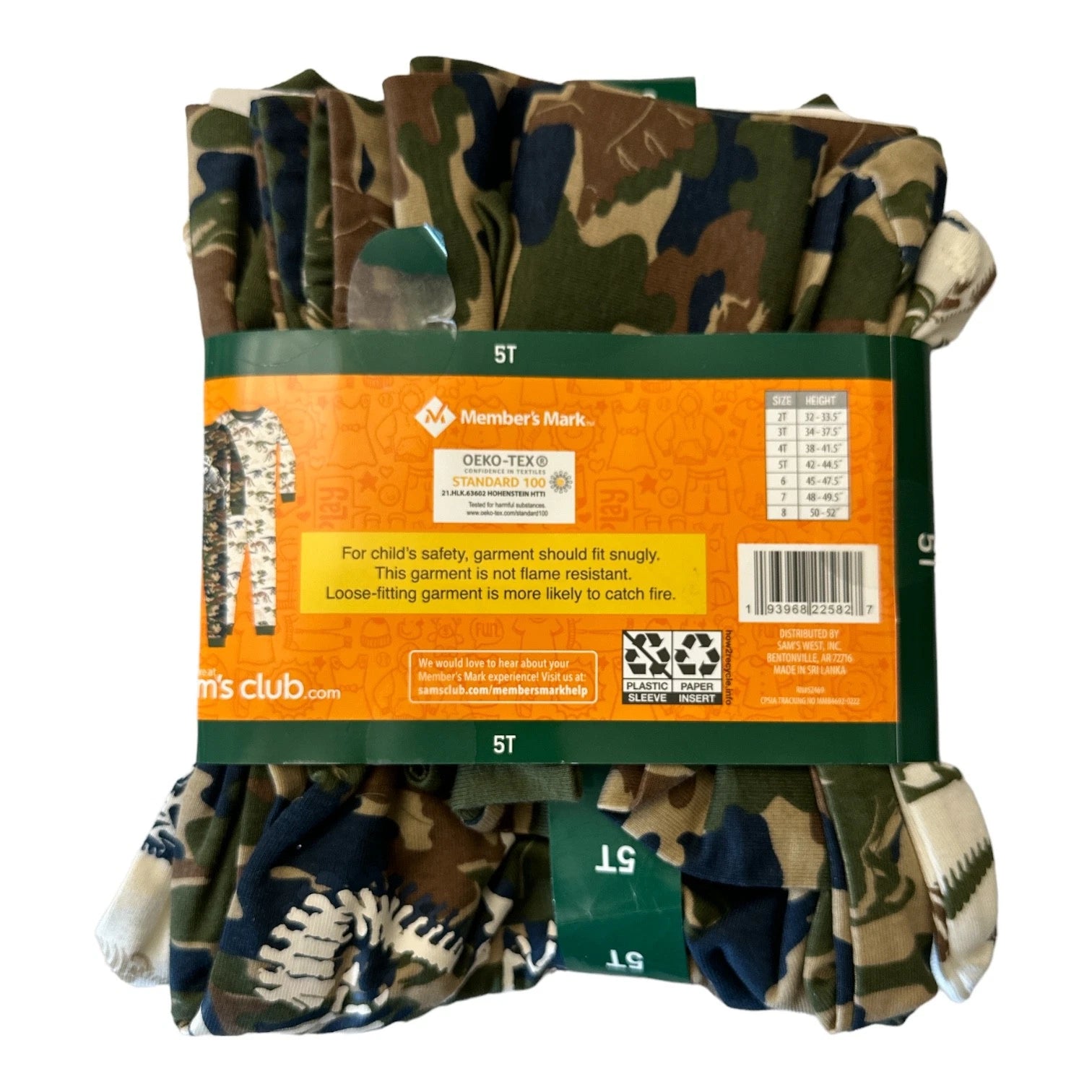 Member's Mark Boy's 4-Piece Long Sleeve & Pant Favorite Pajama Sets