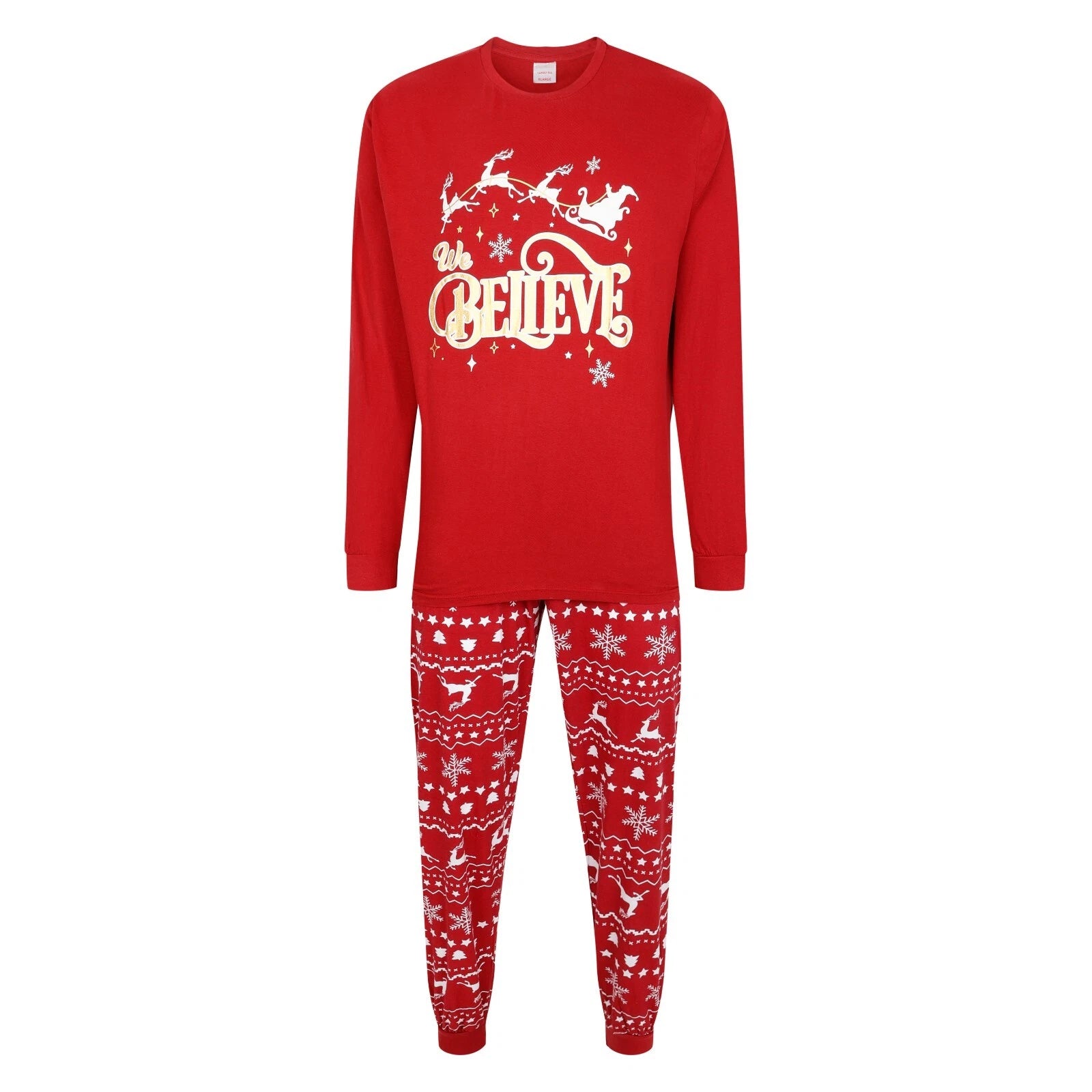 Family Christmas Pyjamas Matching XMAS Festive PJ Sets Kids Ladies Mens New