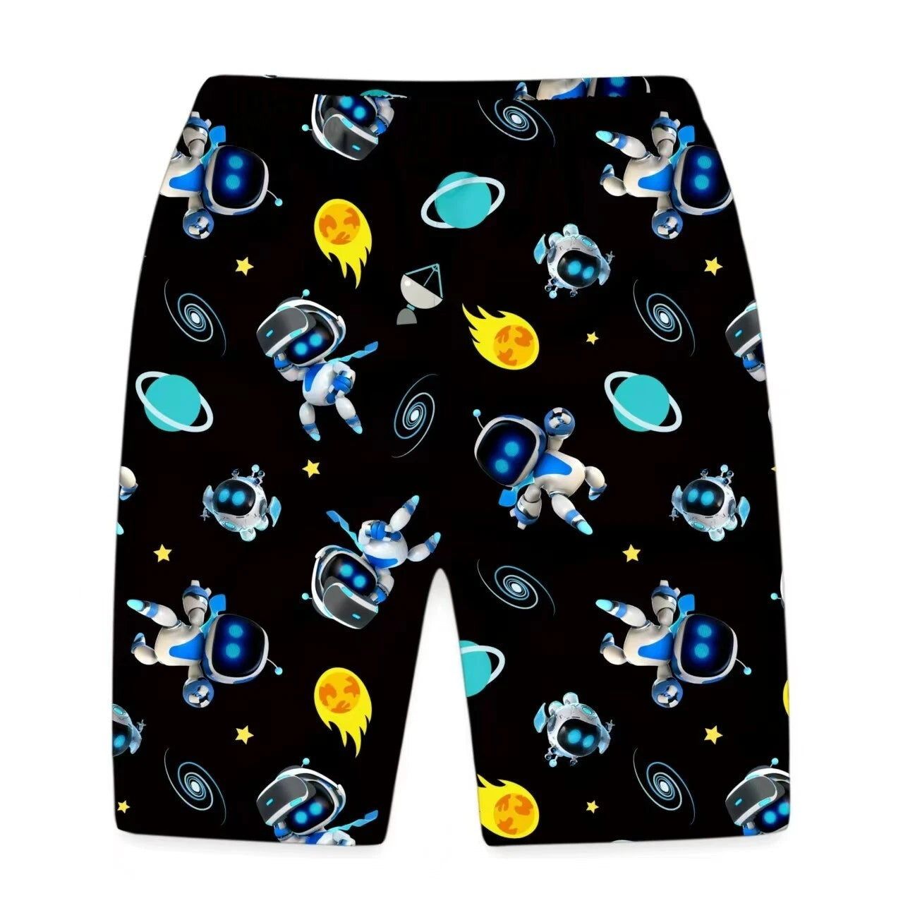 4-10-year-old Astro bot boys' sleepwear set with short sleeved Tshirt and shorts