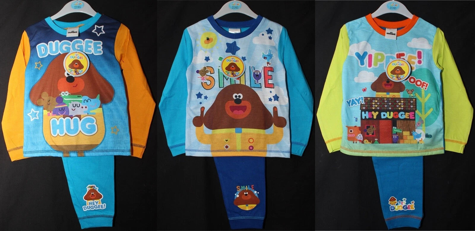 Boy's HEY DUGGEE Pyjamas / PJs in a Choice of 6 Styles  Sizes 18 months-5 years
