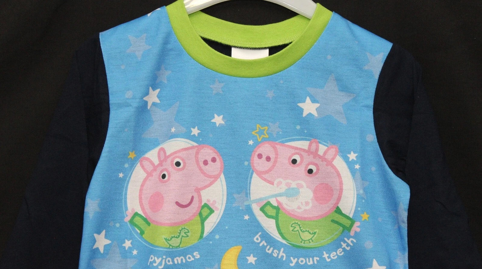 GEORGE PIG Boy's Pyjamas /PEPPA PIG Long-Sleeved PJs Sizes 18 months-5 years