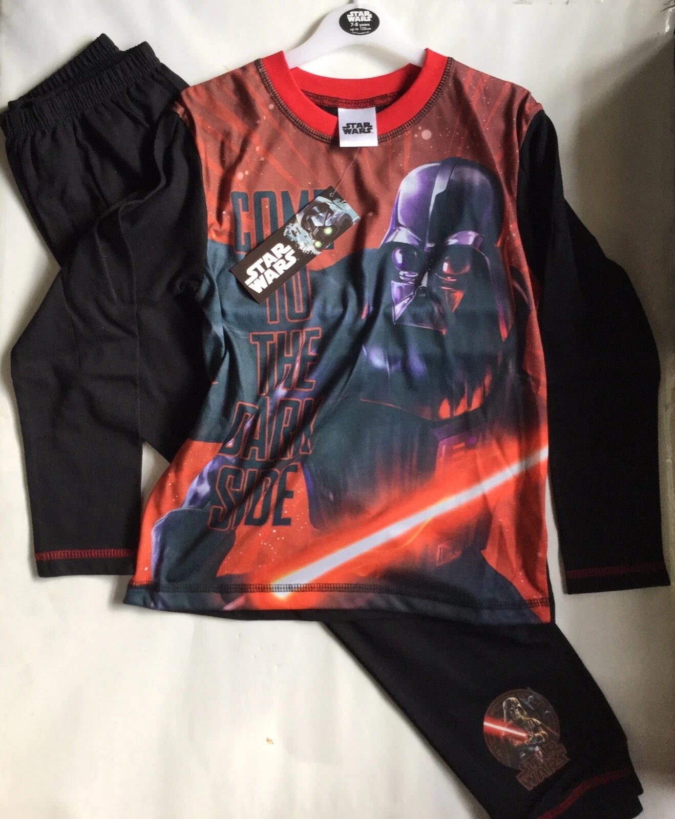Boys Long Sleeved / Long Legged Pyjamas with Darth Vader, BB8 or Storm Trooper