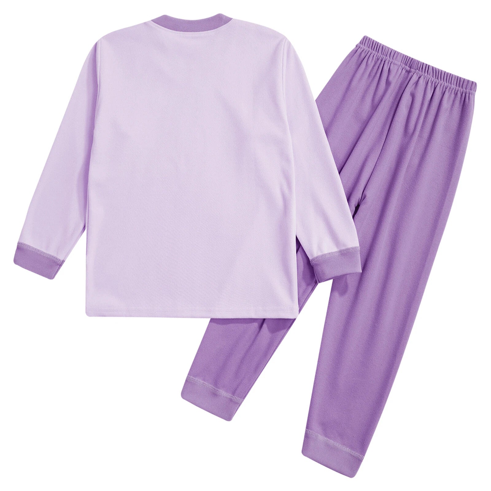 Kids Loungewear Crewneck Sleepwear Tops Pajama Set Casual Underwear T-shirt