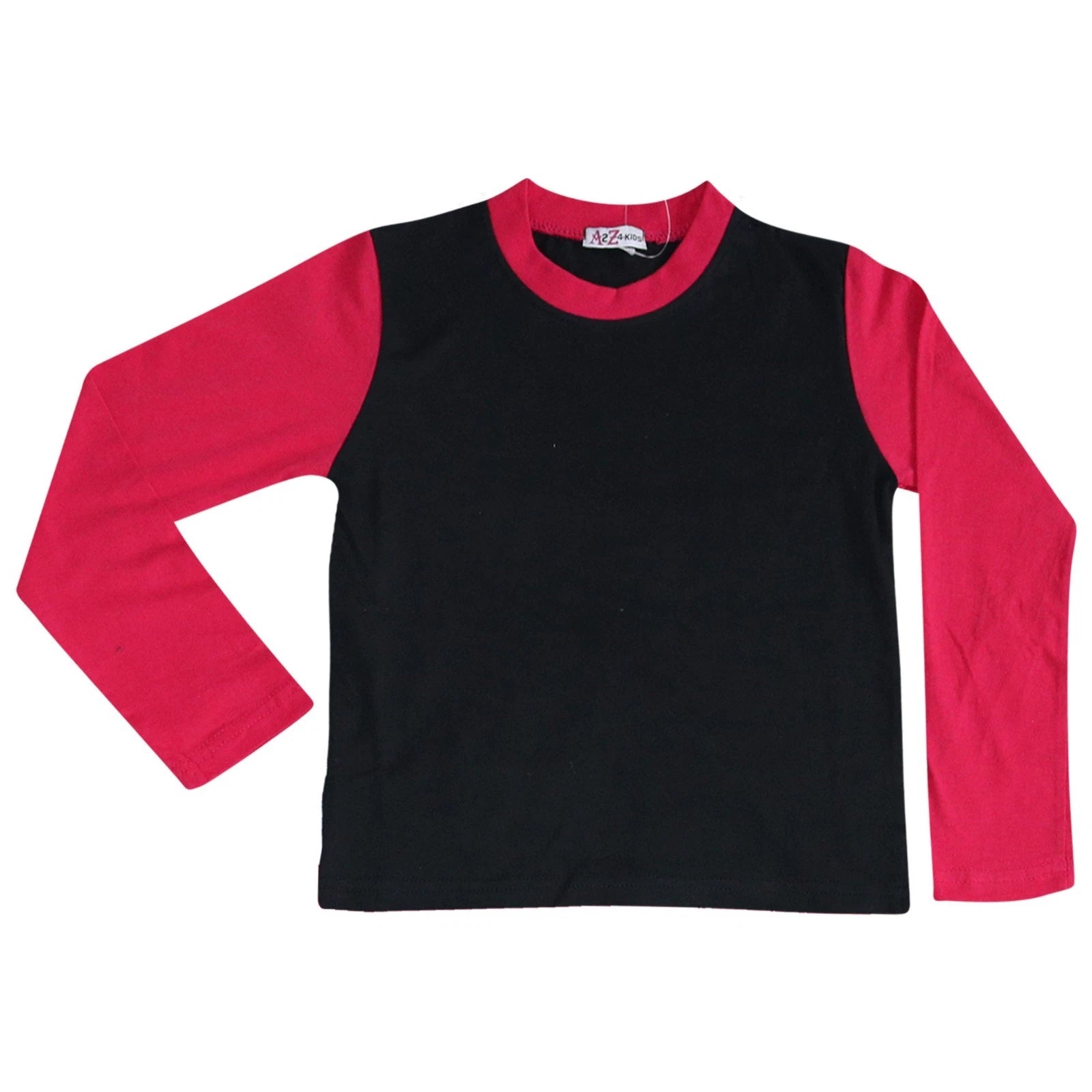 Kids Boys Girls Contrast Color Pjs Plain Stylish Pyjamas Set New Age 2-13 Years