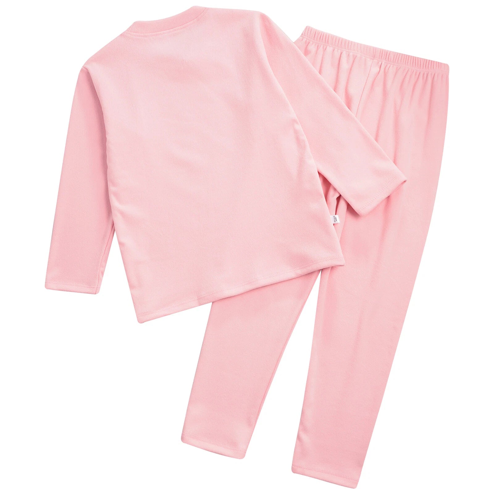 Kids Boys Girls Tees Elastic Top Pajamas Sleepwear Letter Print Set Thermal