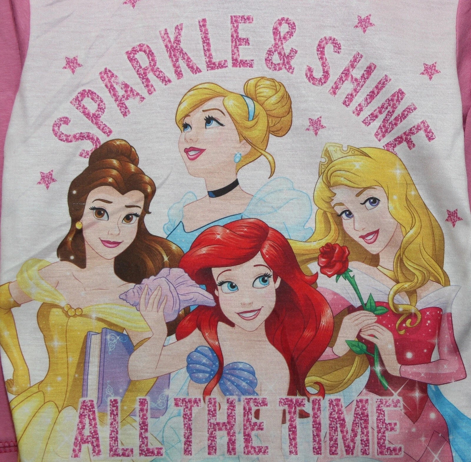 Girl's DISNEY PRINCESS Pyjamas / PJs in a Choice of 3 Styles - 18 months-5 years