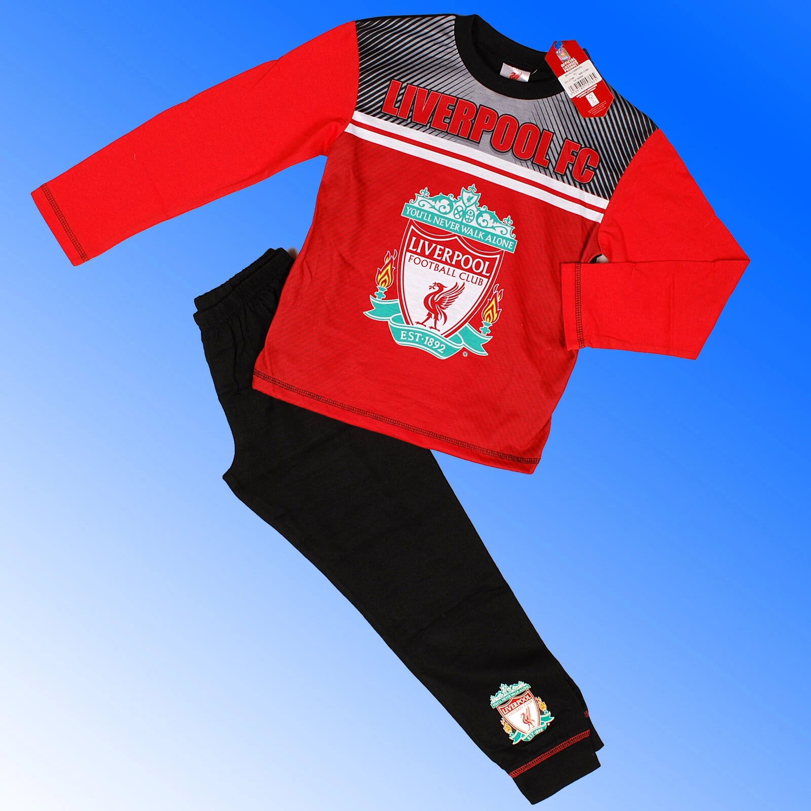 Boys Liverpool Pyjamas  LFC  Age 3 4 5 6 7 8 9 10 11 12 13 Years