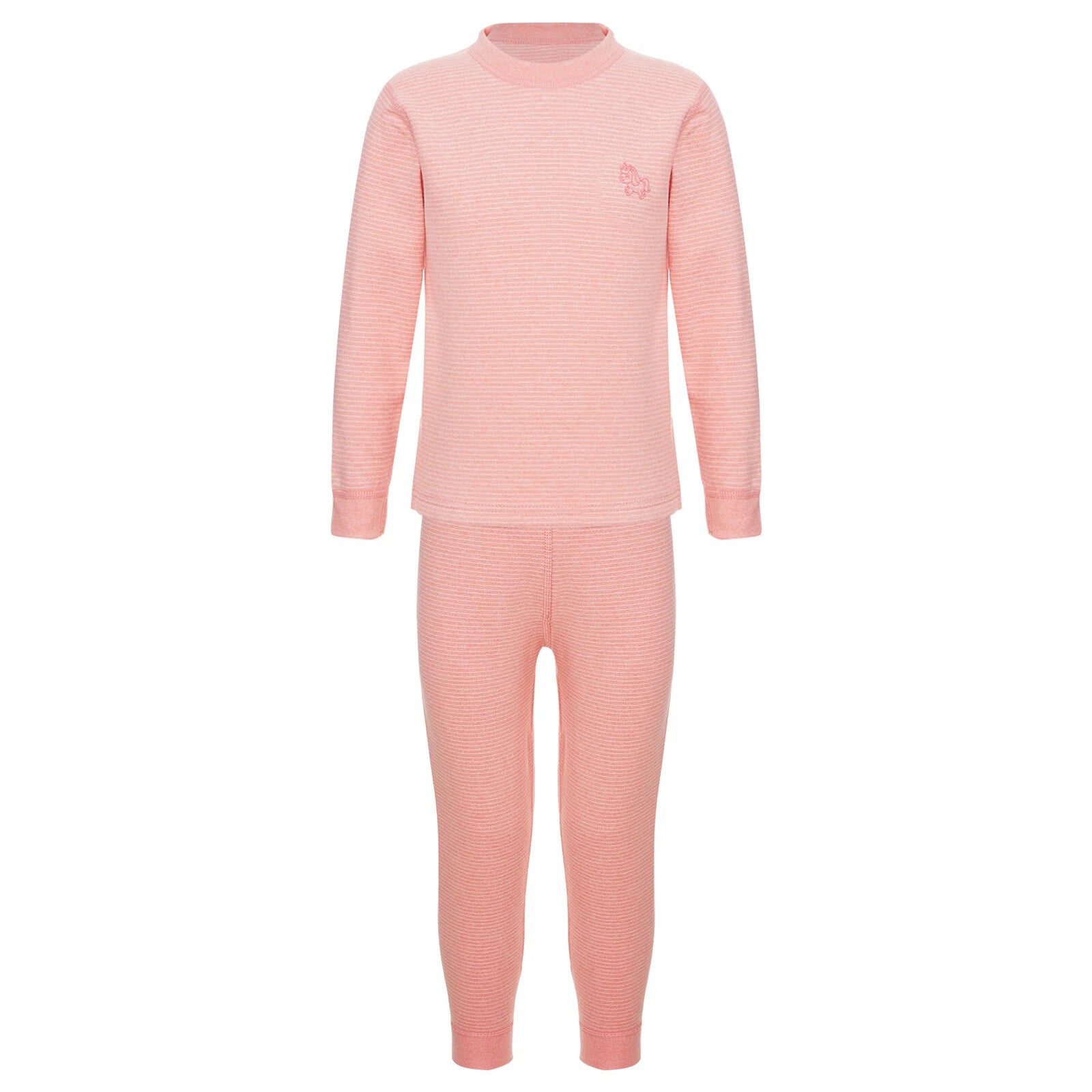 Kids Boys Girls Underwear T-shirt Pajama Set With Pants Nightwear Winter Tops