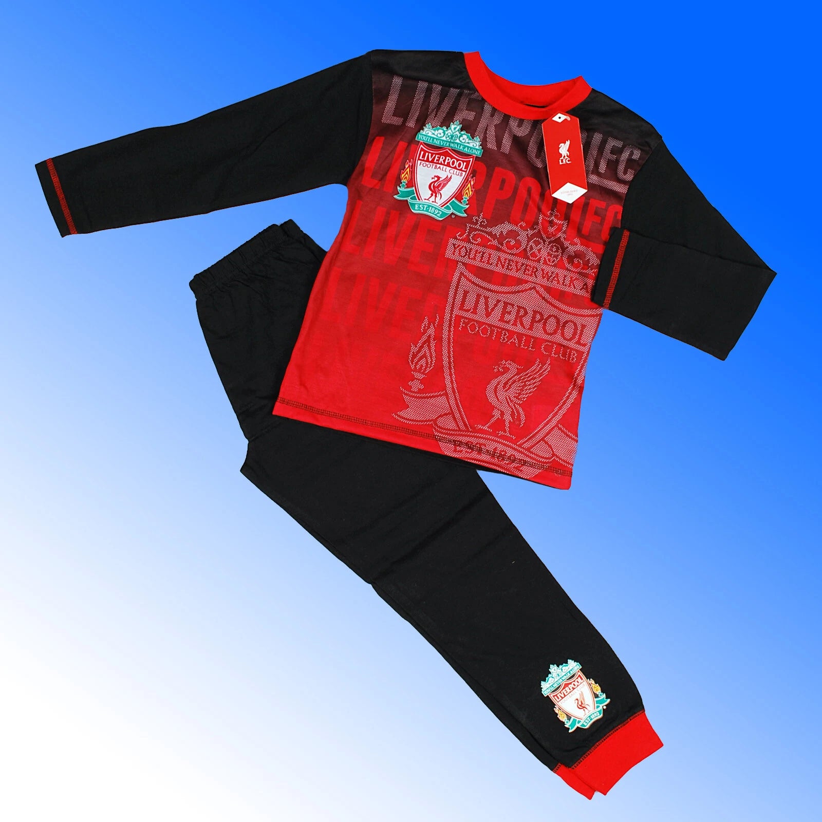 Boys Liverpool Pyjamas  LFC  Age 3 4 5 6 7 8 9 10 11 12 13 Years