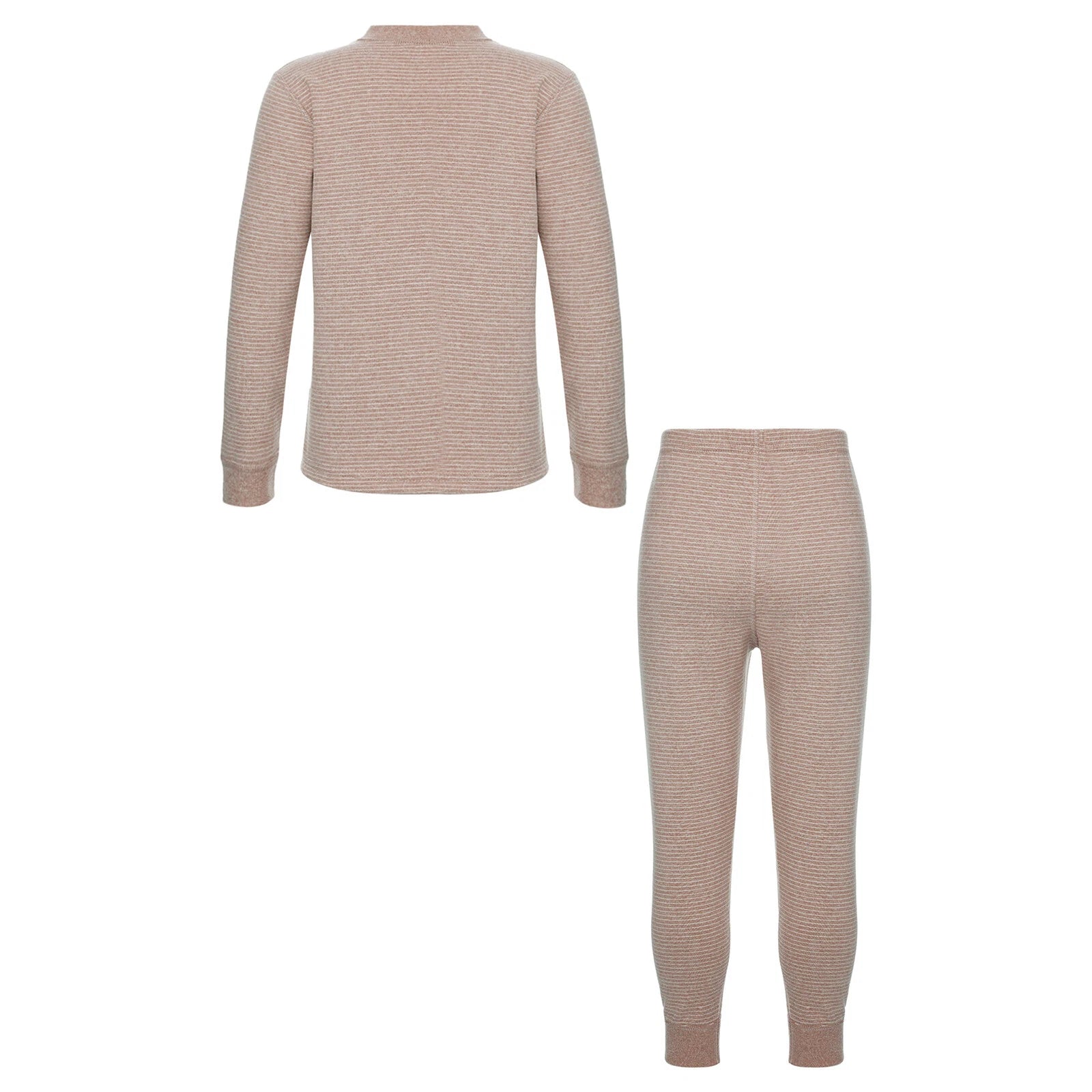 Kids Boys Girls Underwear T-shirt Pajama Set With Pants Nightwear Winter Tops