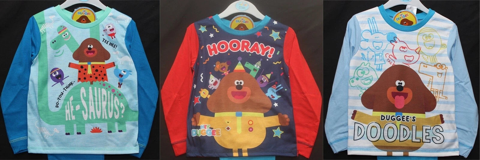 Boy's HEY DUGGEE Pyjamas / PJs in a Choice of 6 Styles  Sizes 18 months-5 years