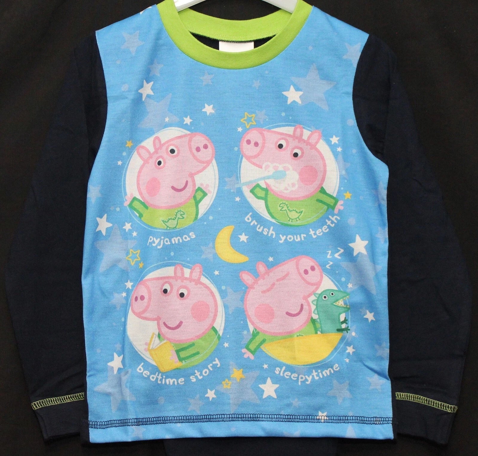 GEORGE PIG Boy's Pyjamas /PEPPA PIG Long-Sleeved PJs Sizes 18 months-5 years