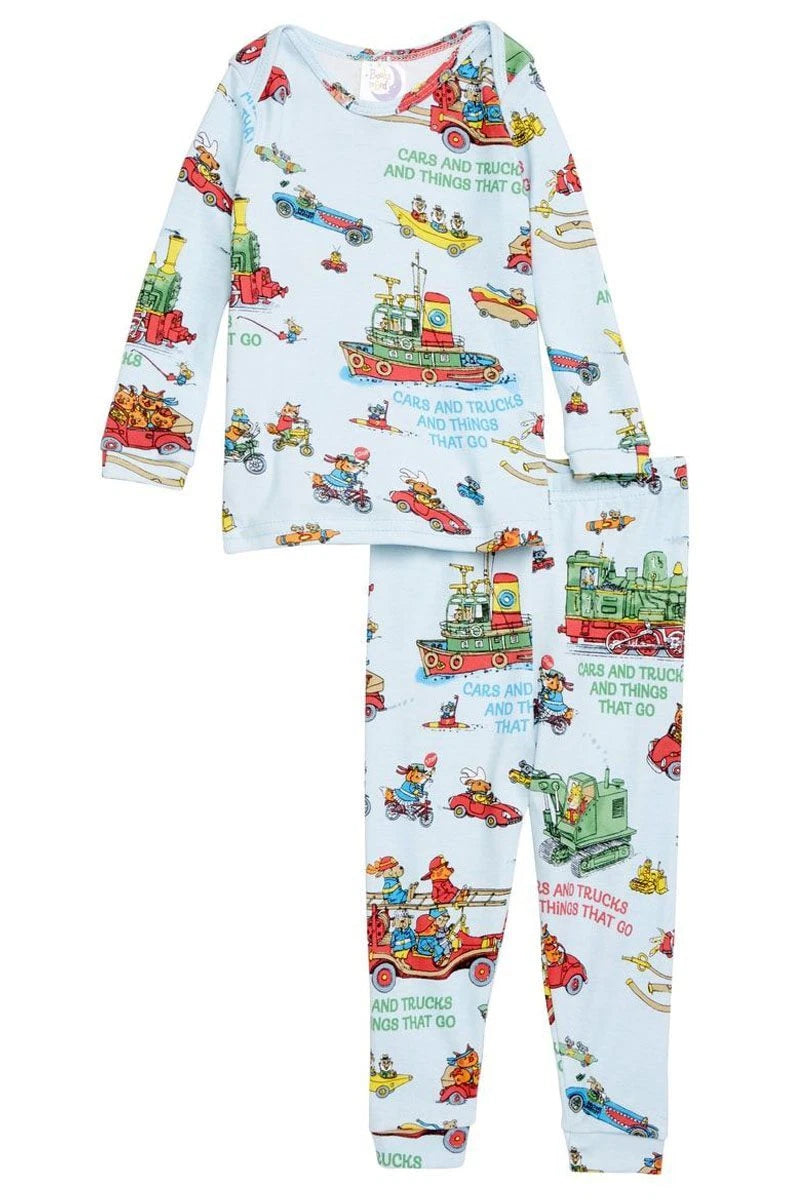 Boys CARS AND TRUCKS AND THINGS THAT GO PYJAMAS Pjs Set 2-6 Yrs