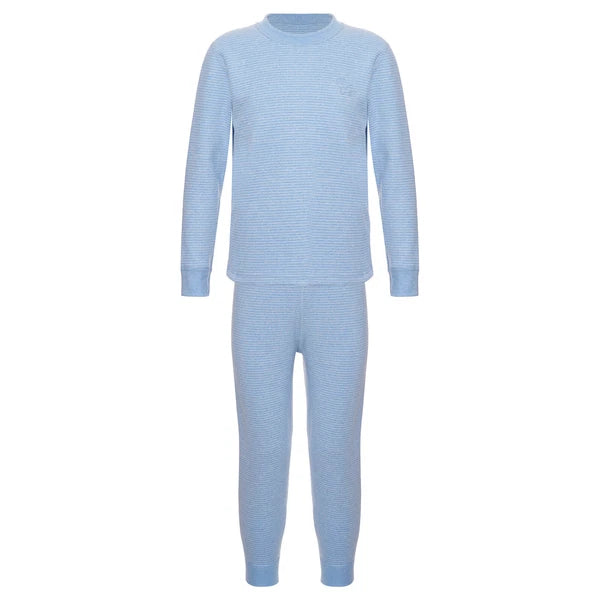 Kids Boys Girls Underwear T-shirt Pajama Set With Pants Nightwear Winter Tops