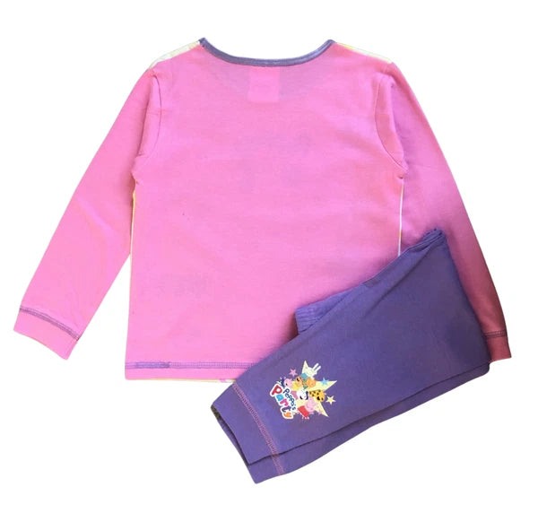 Girls Peppa Pig Toddler / Younger Pyjama Set Pink Size 18m- 5 Years Long Sleeved
