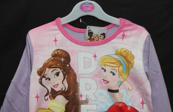 DISNEY PRINCESS Girls Pyjamas /Princess PJs in a Choice of 3 Styles 4-10 years
