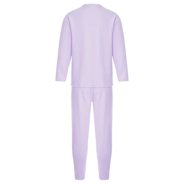 Kids Boys Girls Tees Elastic Top Pajamas Sleepwear Letter Print Set Thermal