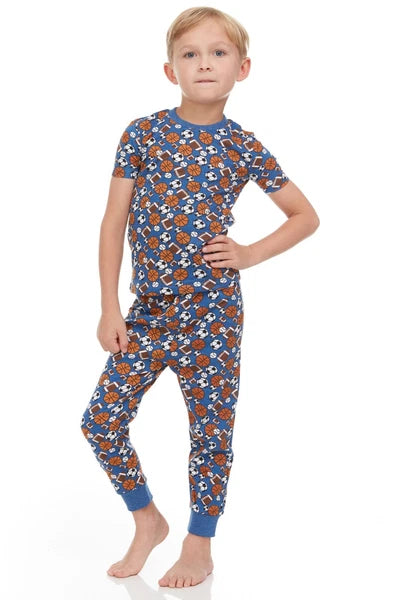 Kids Baby Toddler Boy Pajamas PJs - 2 pcs Shortsleeve | Super Soft Sleepwear