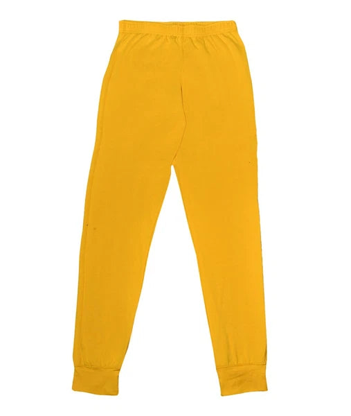 Kids Girls Boys PJs Plain Colour NIGHTWEAR Night Pyjamas Set Sleeping Suit 5-13