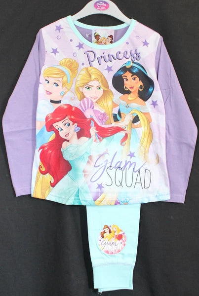 DISNEY PRINCESS Girls Pyjamas /Princess PJs in a Choice of 3 Styles 4-10 years