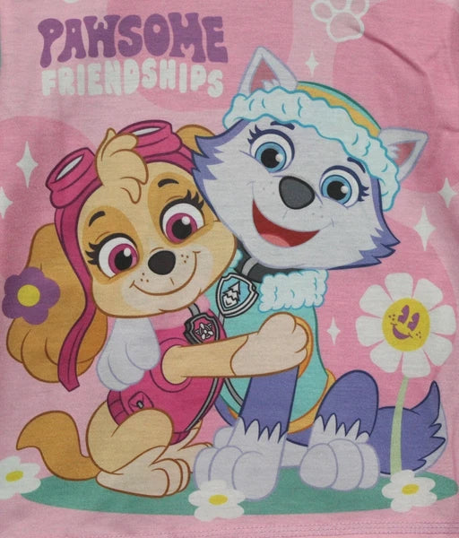Girls PAW PATROL Pyjamas /Pink SKYE & EVEREST PJs Sizes 18 Months-5 Years