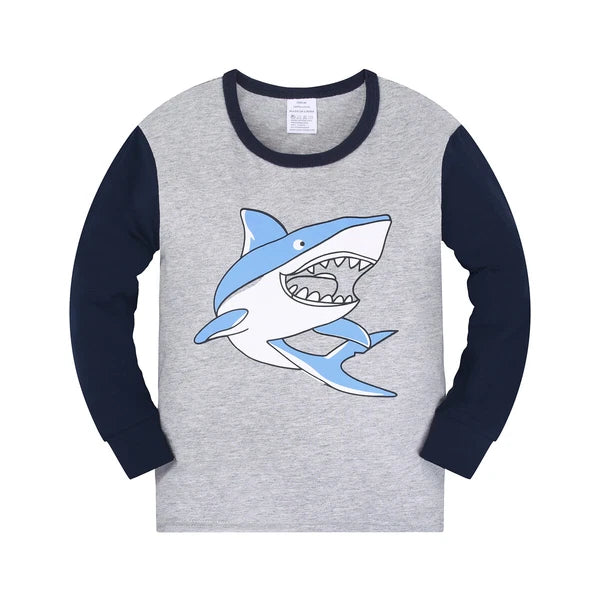 Kids Boys Pyjama Pyjamas Set PJs Sleepwear Nightwear Size 3 4 5 6 7 8 yrs