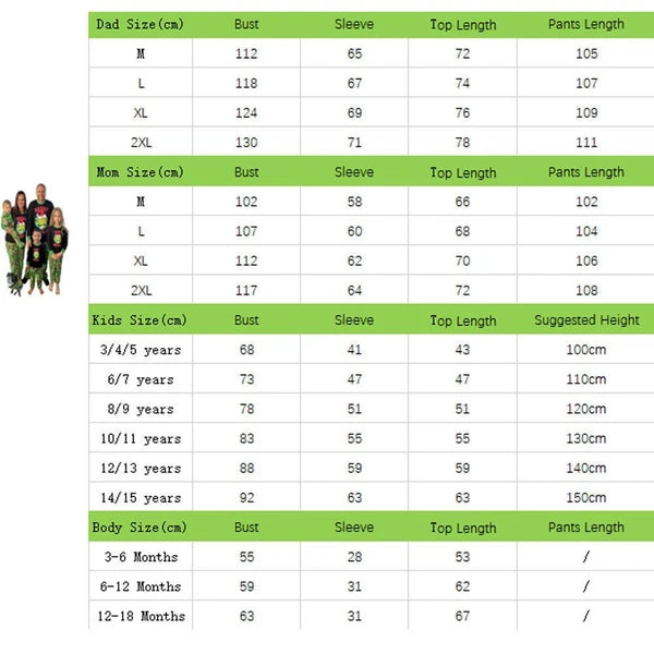 Family Matching Christmas Pyjamas Adult Kids Xmas Nightwear Pajamas Pjs Set Uk