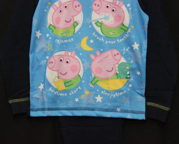GEORGE PIG Boy's Pyjamas /PEPPA PIG Long-Sleeved PJs Sizes 18 months-5 years