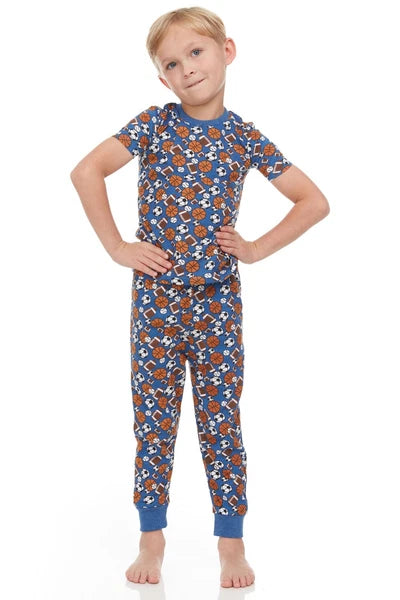 Kids Baby Toddler Boy Pajamas PJs - 2 pcs Shortsleeve | Super Soft Sleepwear