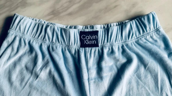 Ck Calvin Klein-Boys Short Sleeve Button-down Shirt and Shorts Pajama Set 3 NEW