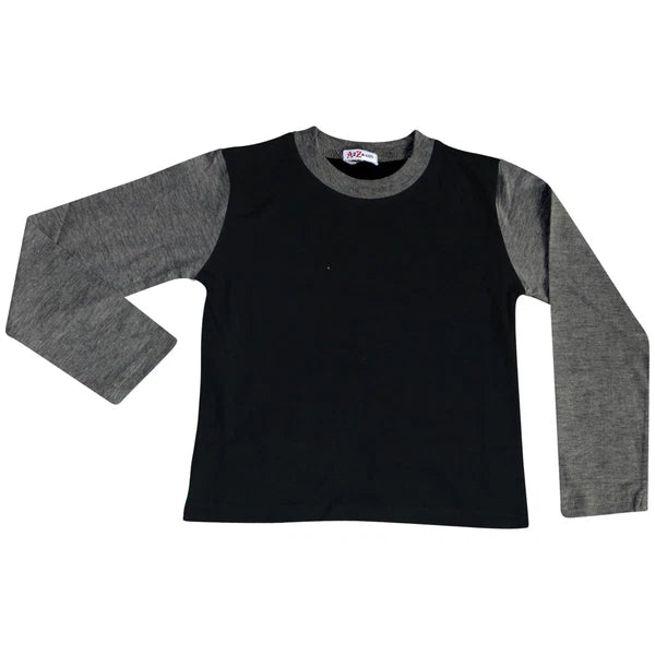 Kids Boys Girls Contrast Color Pjs Plain Stylish Pyjamas Set New Age 2-13 Years