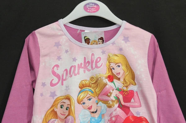 Girl's DISNEY PRINCESS Pyjamas / PJs in a Choice of 3 Styles - 18 months-5 years