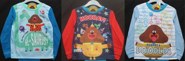Boy's HEY DUGGEE Pyjamas / PJs in a Choice of 6 Styles  Sizes 18 months-5 years