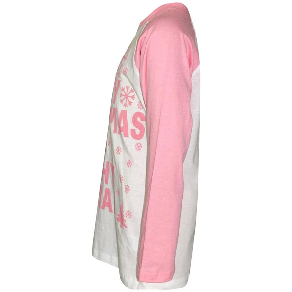 Kids Girls Boys PJ'S YA FILTHY Print Christmas Pyjamas Set 2-13