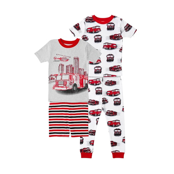 Member's Mark Boy's 4-Piece Mix-N-Match Favorite Pajama Sets