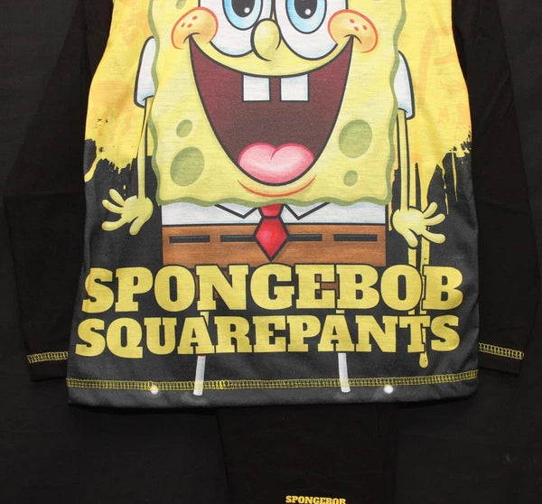 Boy's SPONGEBOB SQUAREPANTS Pyjamas / Long-Sleeved PJs - Sizes 4-10 Years